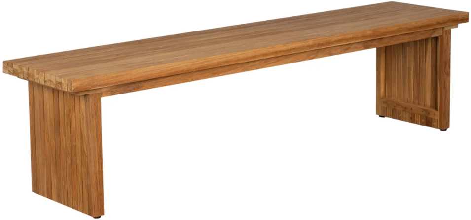 Gartenmöbelset Teak Bank + Tisch Ashford 180cm