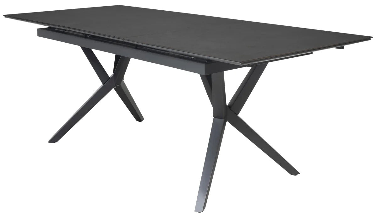 Ausziehtisch Valor 160/210 x 90 cm dark grey Aluminium