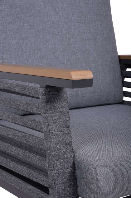 Lounge-Gruppe DENIA inkl. grauen Kissen