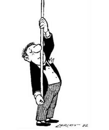 Loriots Kerzenhalter Version in Kunstguss