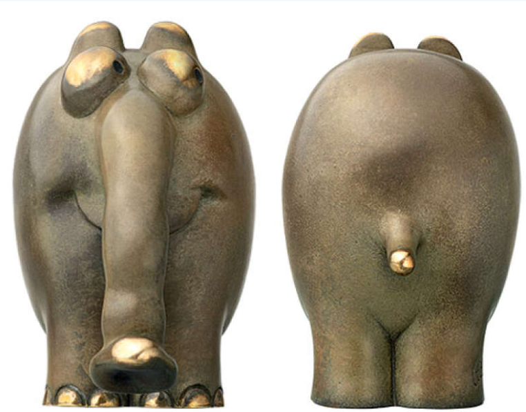 Otto Waalkes: Skulptur "Ottifant" Bronze
