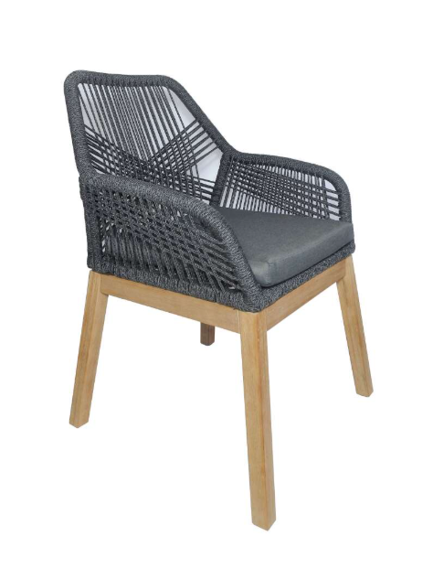 Stuhl POMONA, grau, 4er Set