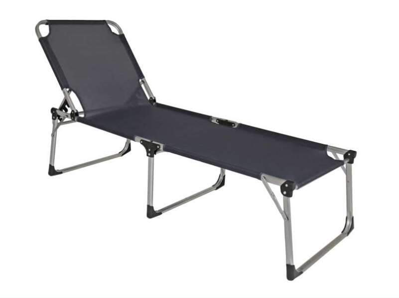 XXL Sonnenliege ABACO (anthrazit)