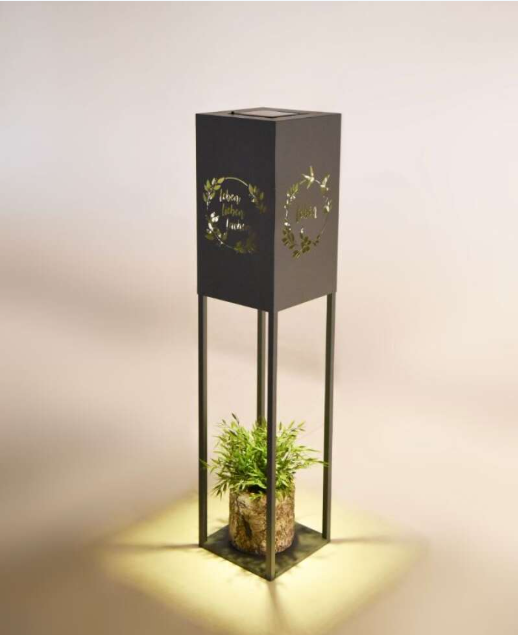 Licht-Dekosäule mit LED VIVIAN