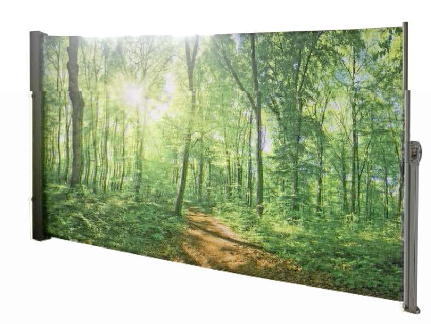 Seitenmarkise - Motiv "Waldlichtung"