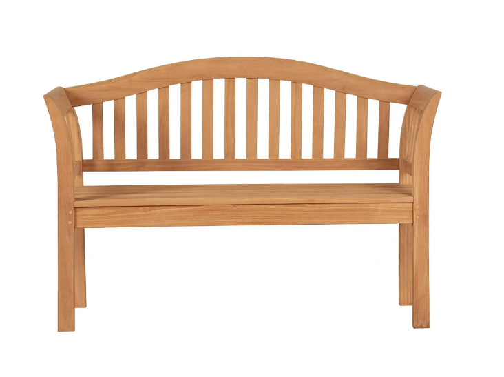 Teakholz Friesenbank Wave
