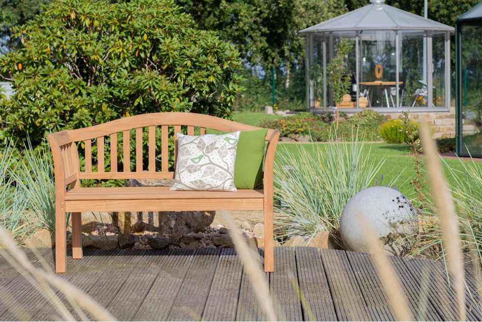 Teakholz Friesenbank Wave