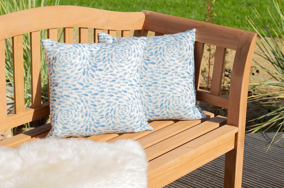 Teakholz Friesenbank Wave