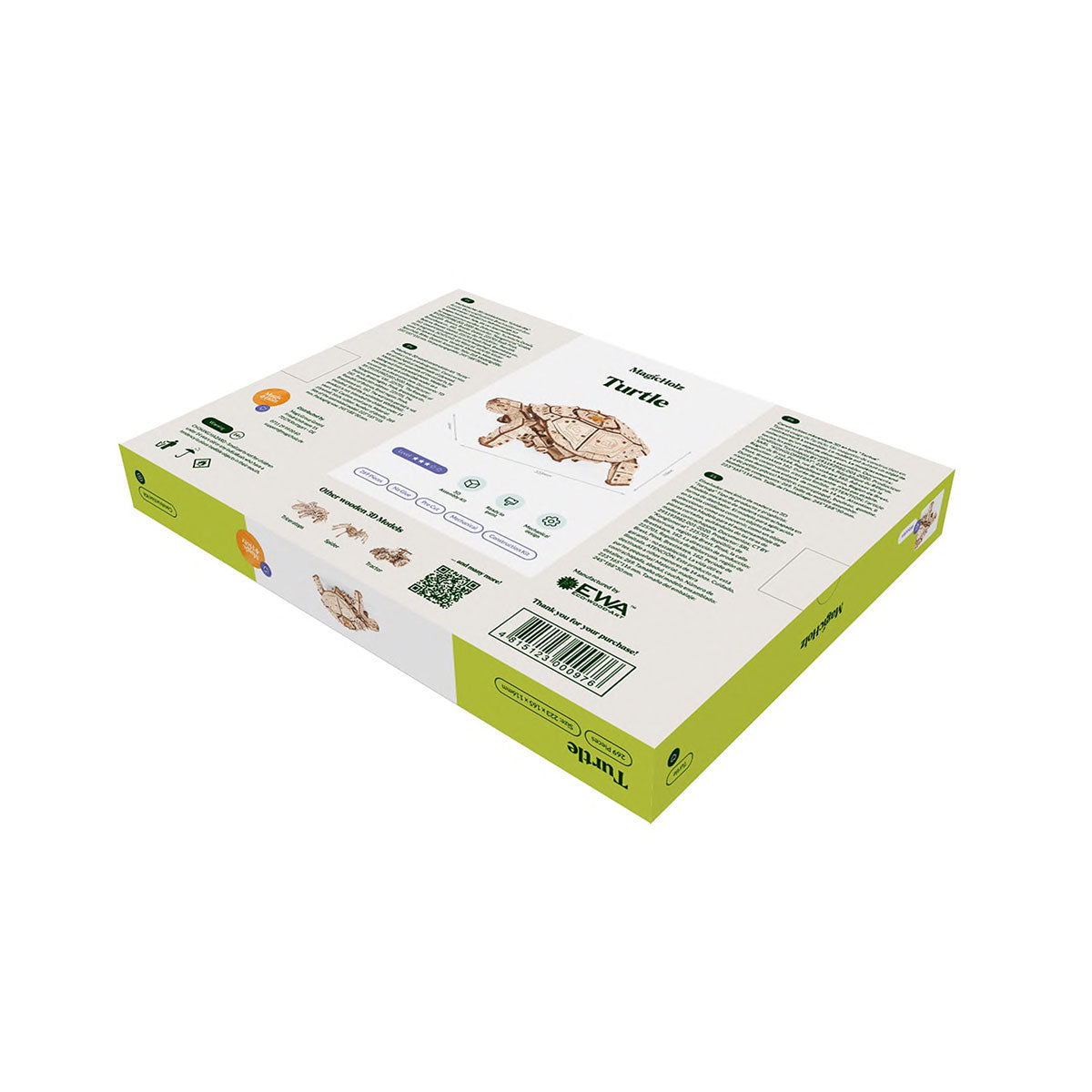 3D-Holzpuzzle Mechanische Schildkröte