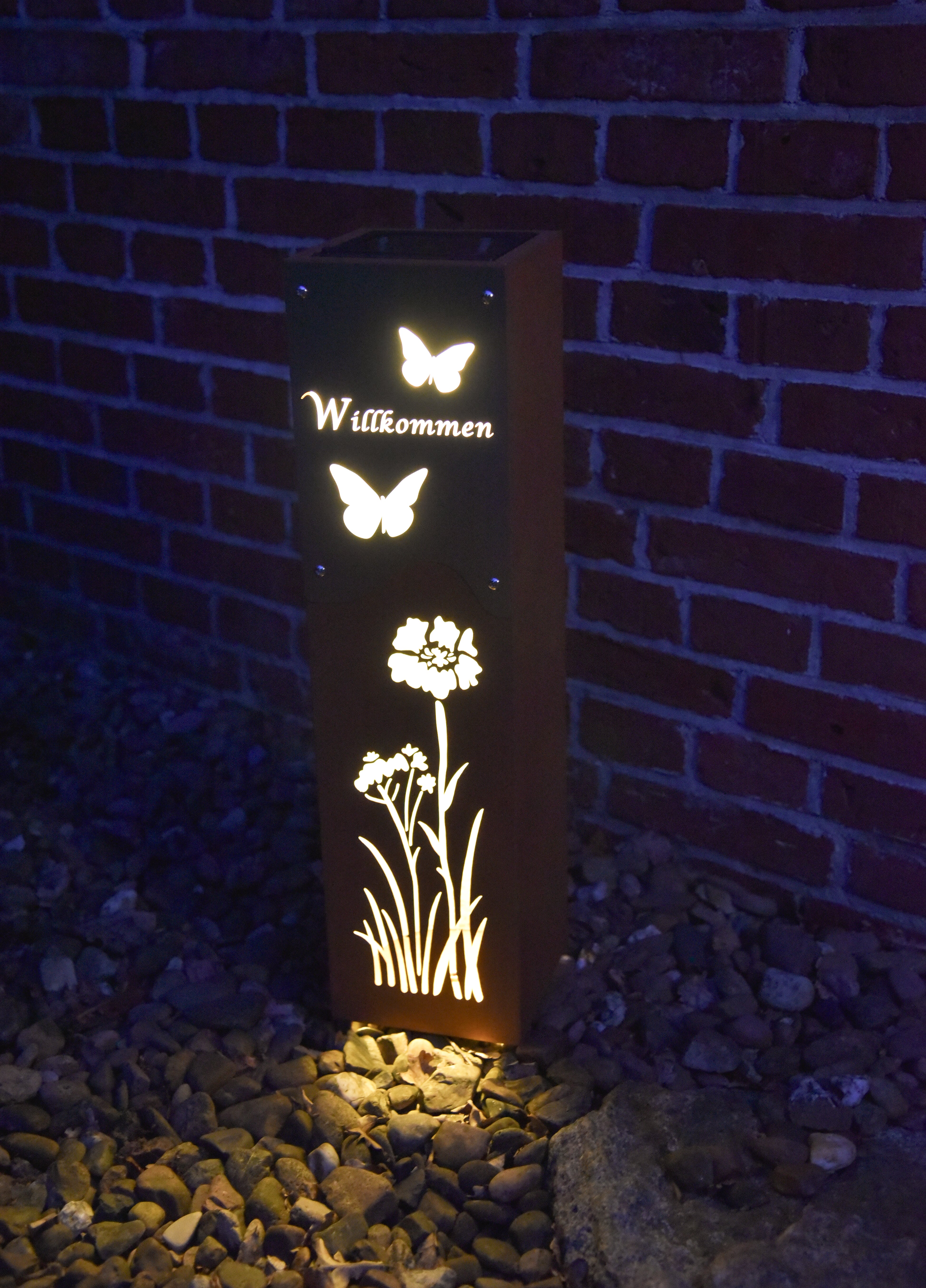 Dekosäule mit LED SALUTE