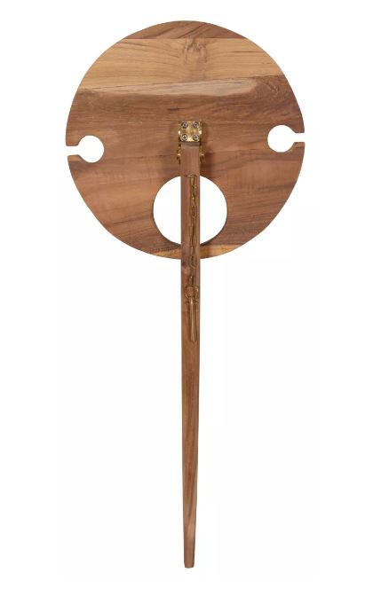 Getränkehalter Poole Teak für Gläser und Flaschen