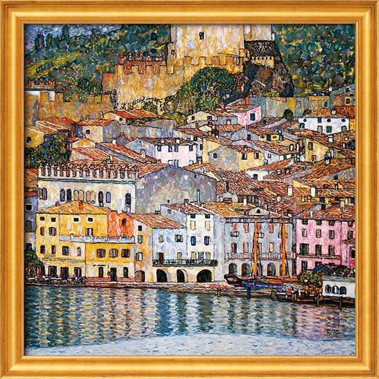 gustav-klimt-bild-malcesine-am-gardasee-1913-gerahmt