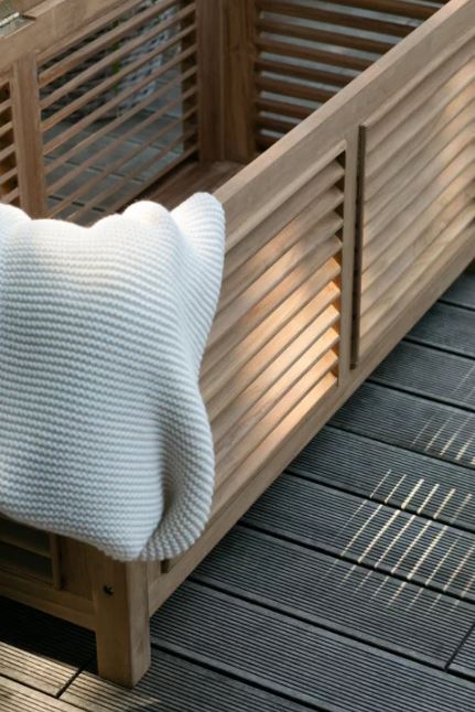 Aufbewahrungsbox Auflagenbox Teak Grande II