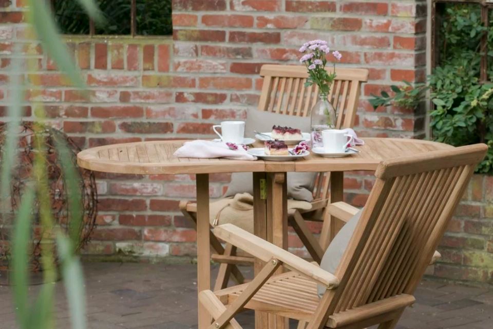 Klappsessel Armlehnen Andover Teak