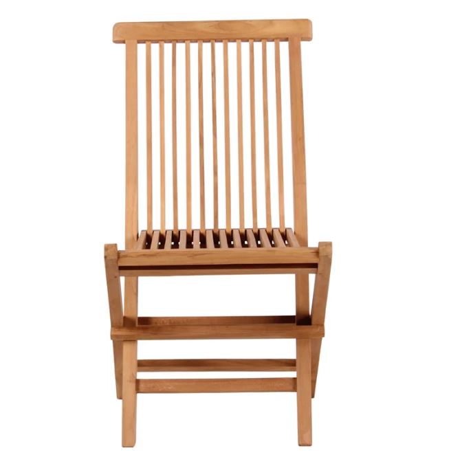 Klappstuhl ohne Armlehnen Langton Teak