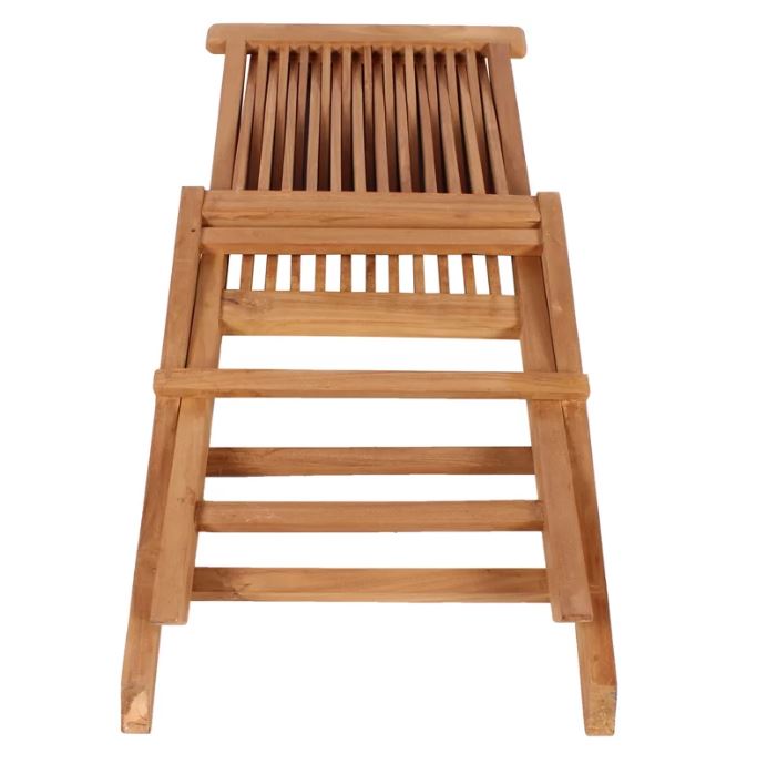 Klappstuhl ohne Armlehnen Langton Teak