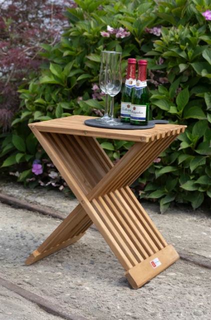 Beistelltisch Fishbone Teak