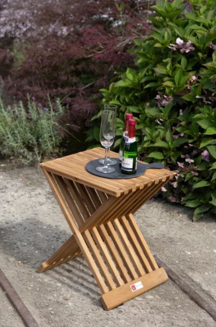 Beistelltisch Fishbone Teak