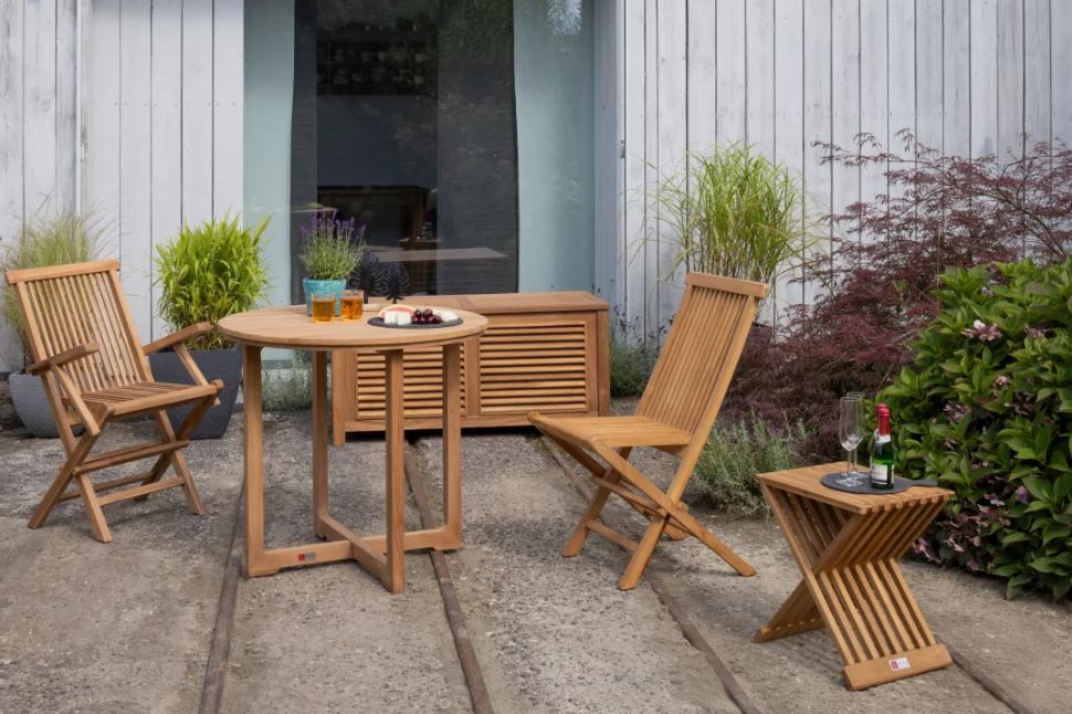 Beistelltisch Fishbone Teak