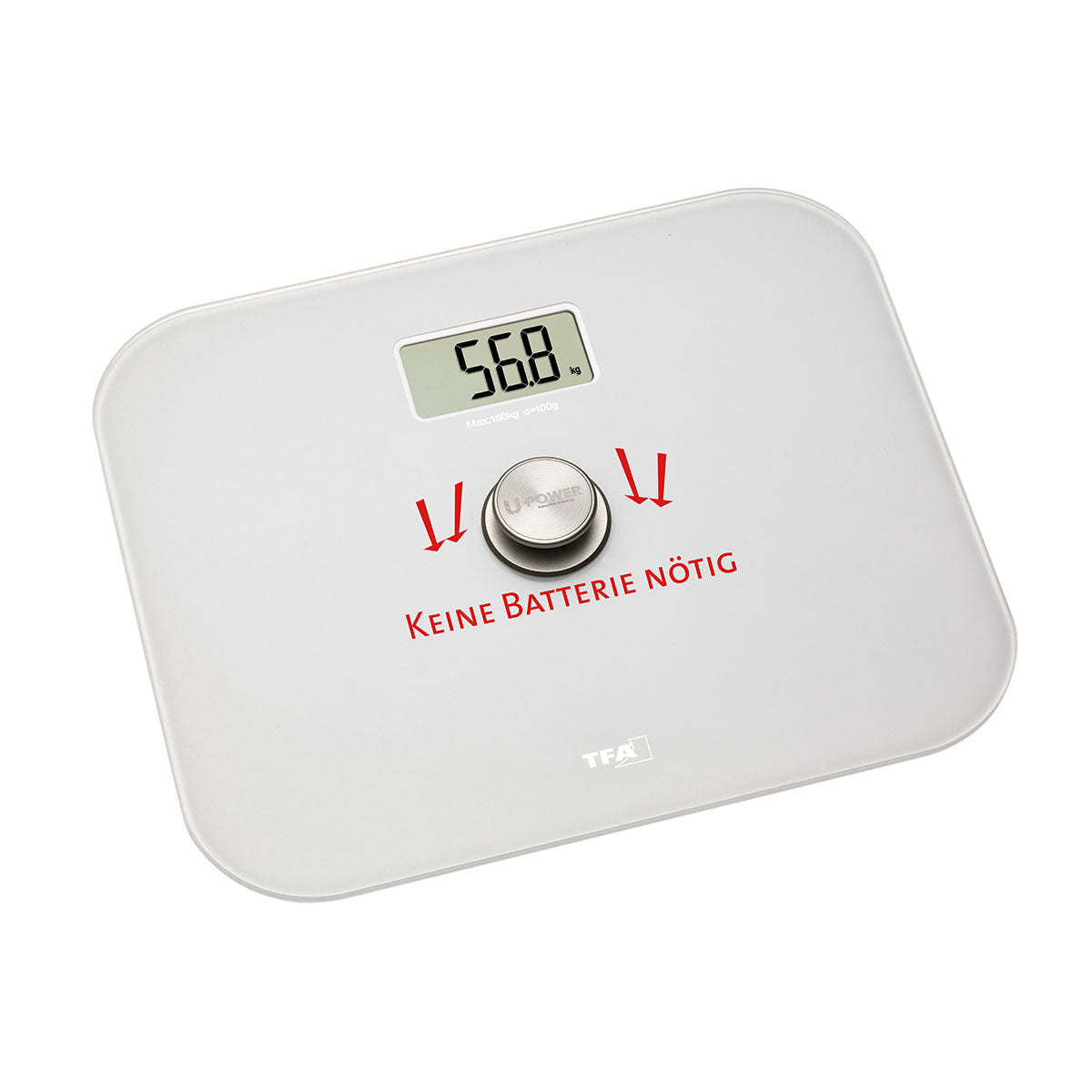 Digitale Personenwaage ECO STEP (benötigt keine Batterie)