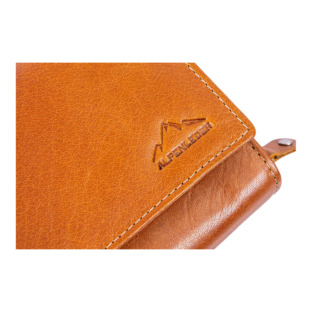 Damengeldbeutel Almrausch Cognac