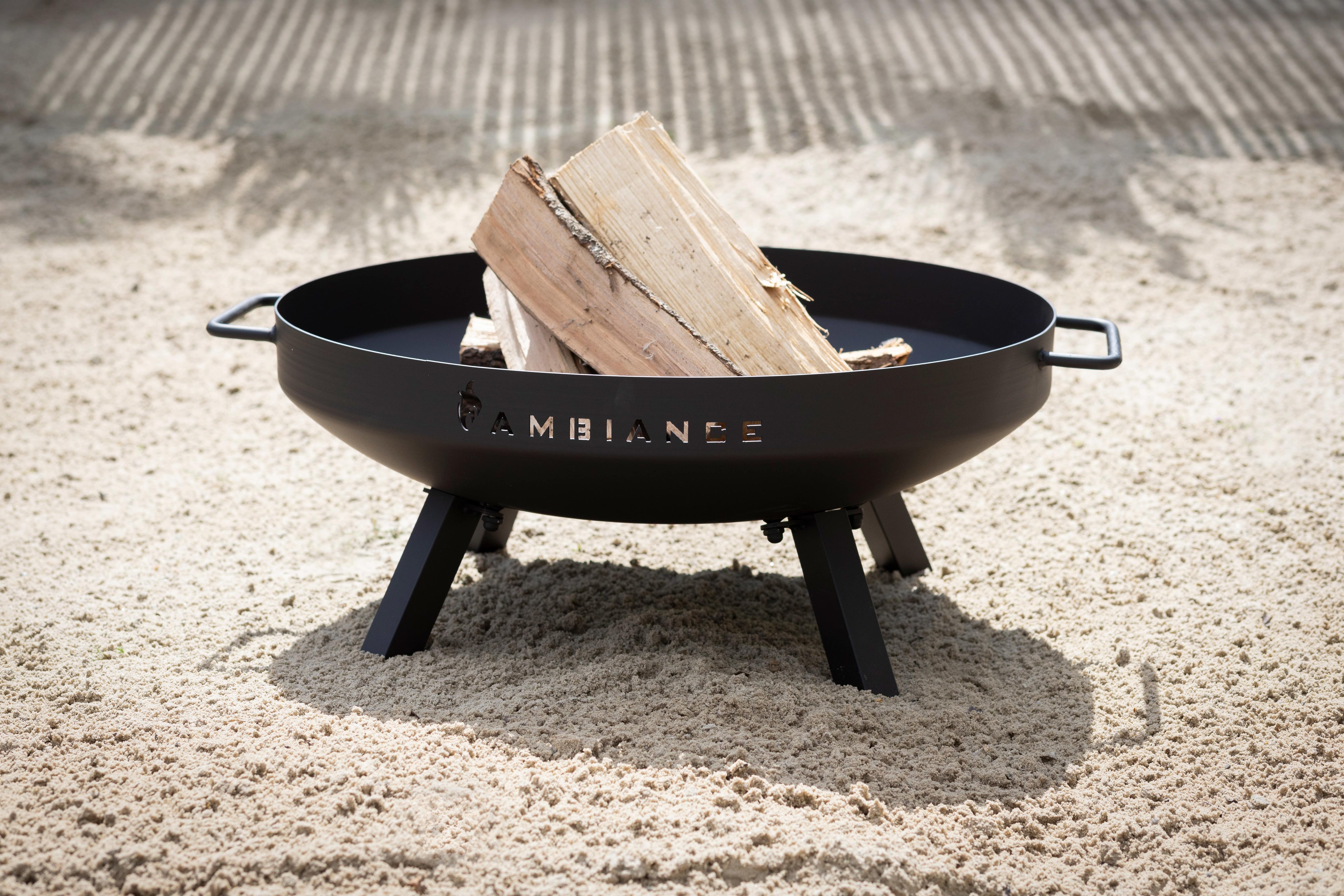 Eiserne Feuerschale geschwärzt (55cm)