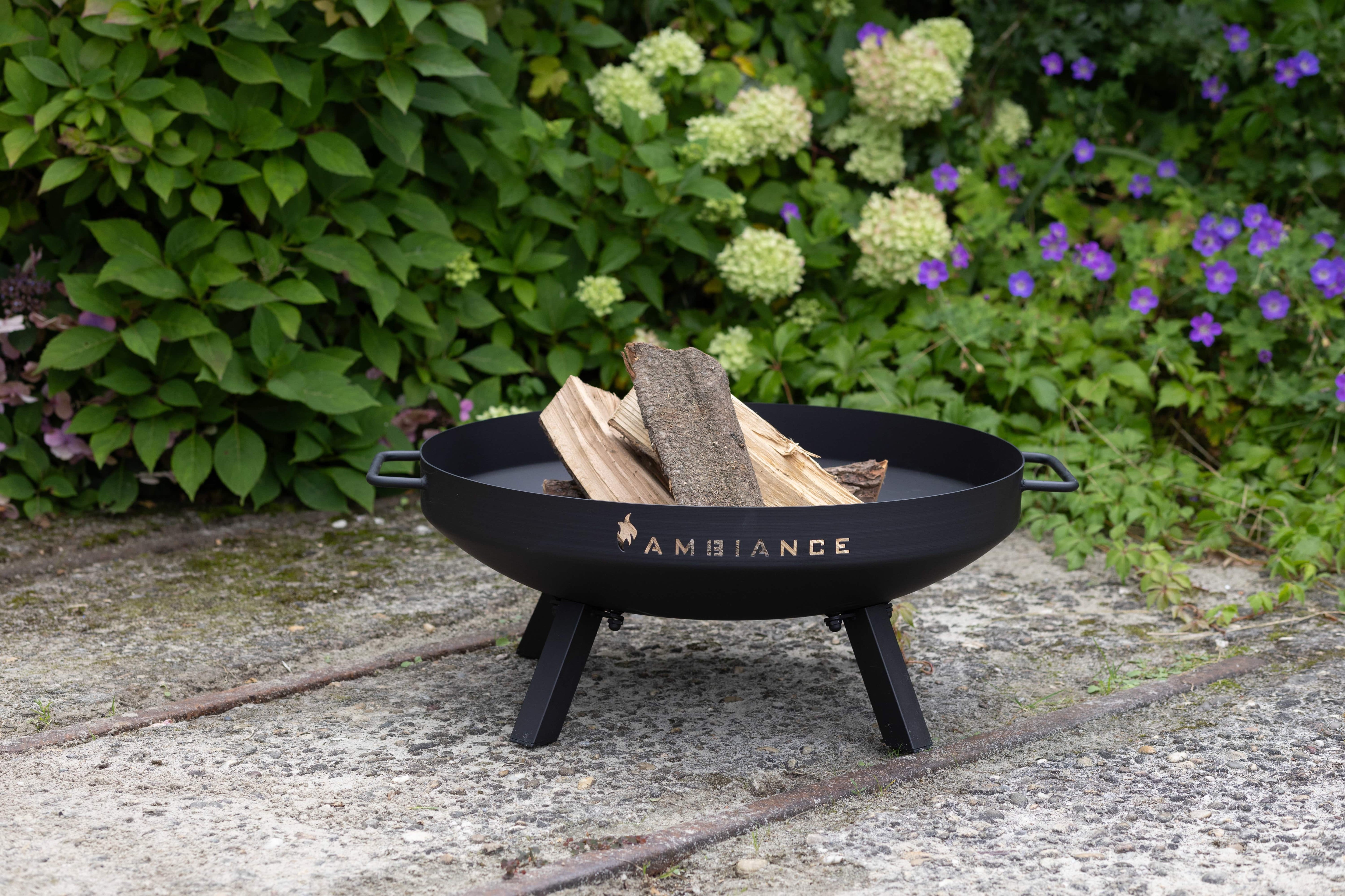 Eiserne Feuerschale geschwärzt (55cm)