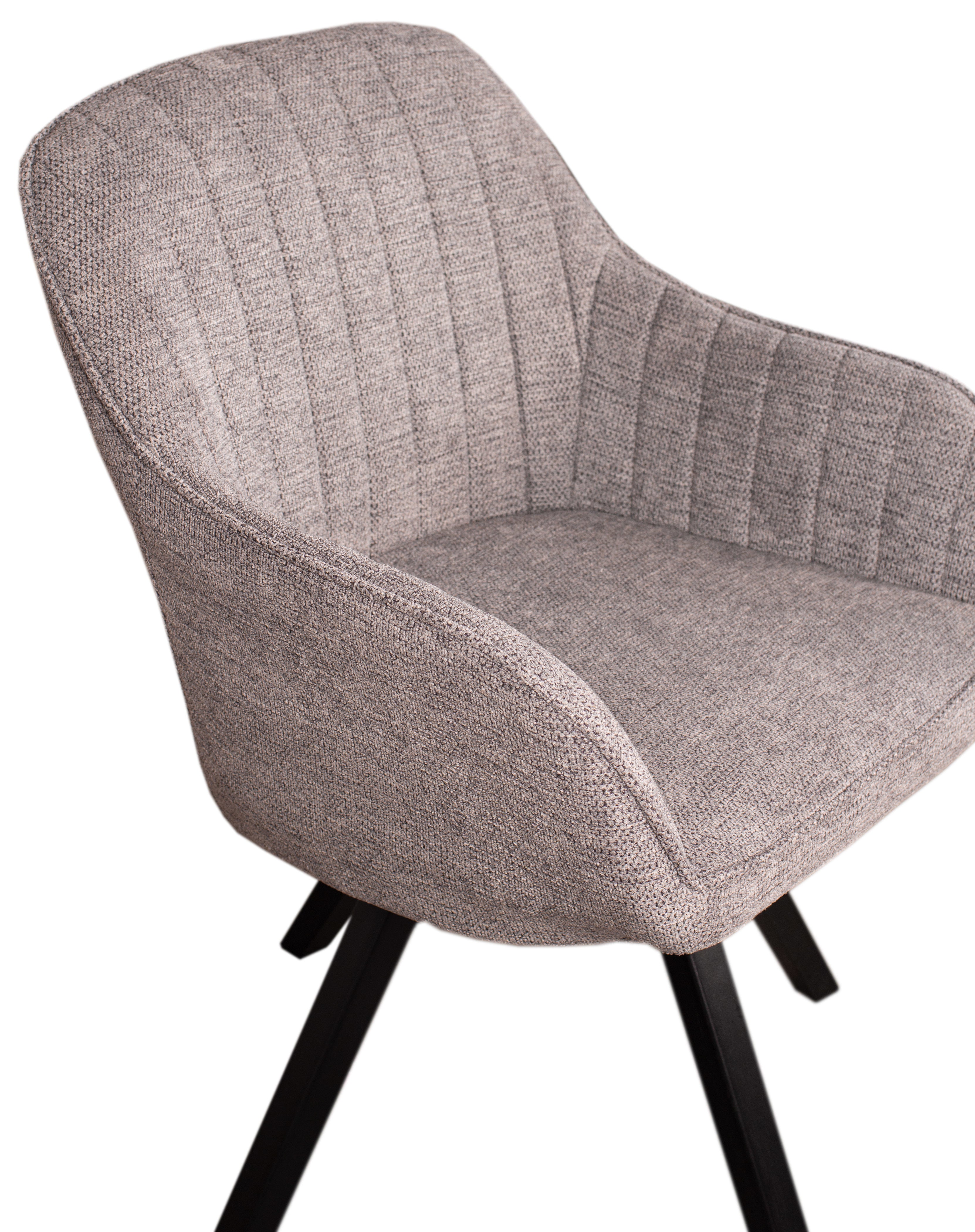 Diningsessel Matera mouse grey (drehbar)