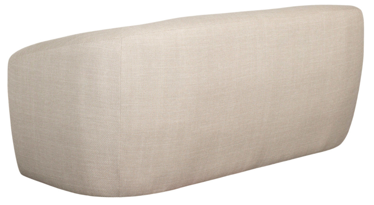 Lounge Sofa Loconia 2,5-Sitzer Beige