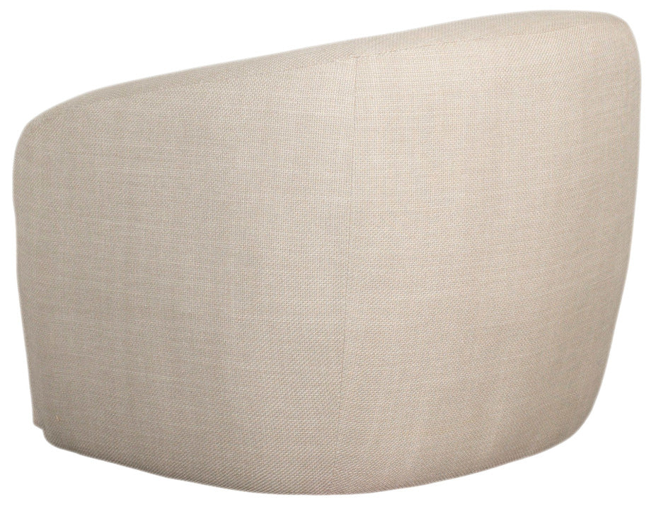 Loungesessel Loconia Beige (drehbar)