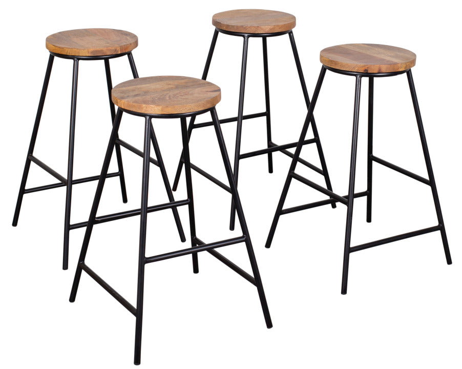 Indoormöbelset Bartisch Capua inkl. 4 Stühlen (Mango)