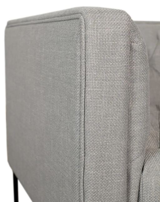 Design Loungesofa Troia - Dreisitzer (hellgrau)