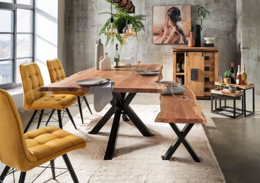 Vintage Kommode Florenz Mangoholz (90 cm)