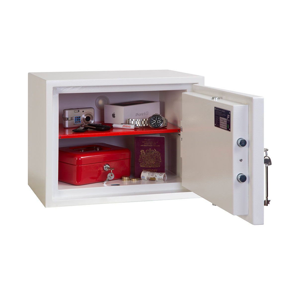 Sicherheitstresor mit Schlüssel