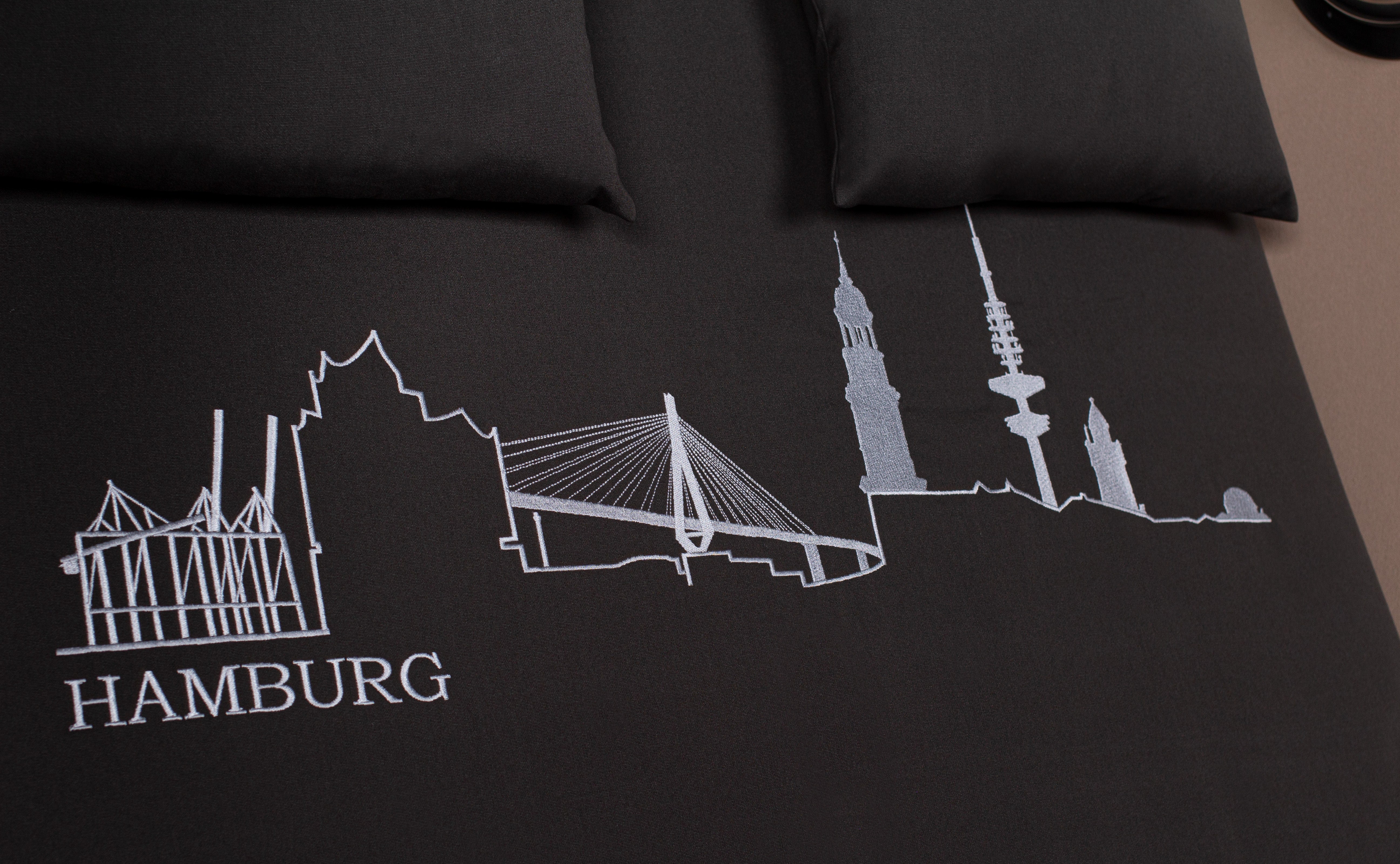 Strandkorb Düne Teak Skyline Hamburg inkl. Feuerschale IDAHO