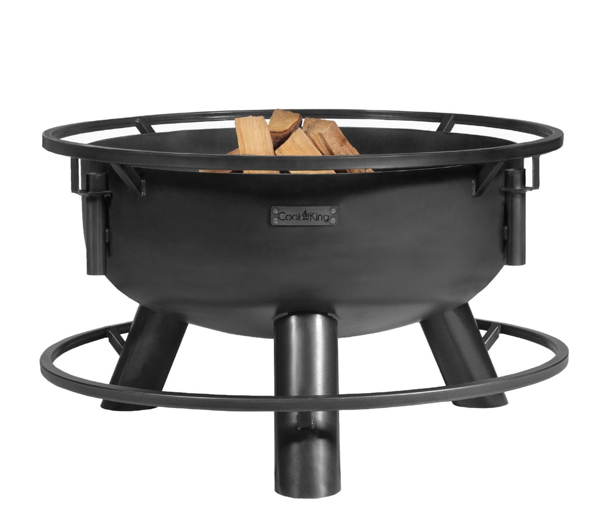 bene on fire Feuerschalen-Set Arizona X Ø 80 cm mit Grillrost Ø 60 cm