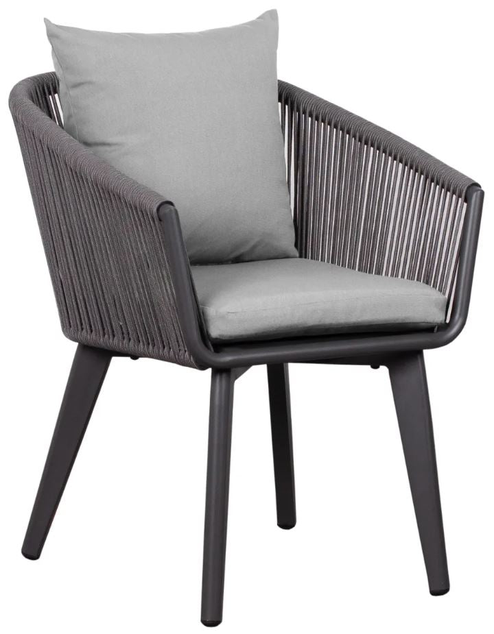 Gartenmöbelset: Tisch Almeria (200 cm) & 6er Set Diningsessel Cadiz