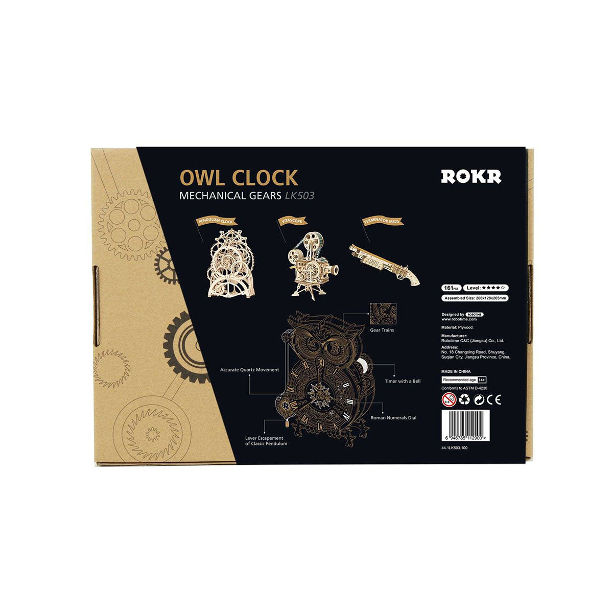 3D-Holzpuzzle Eule