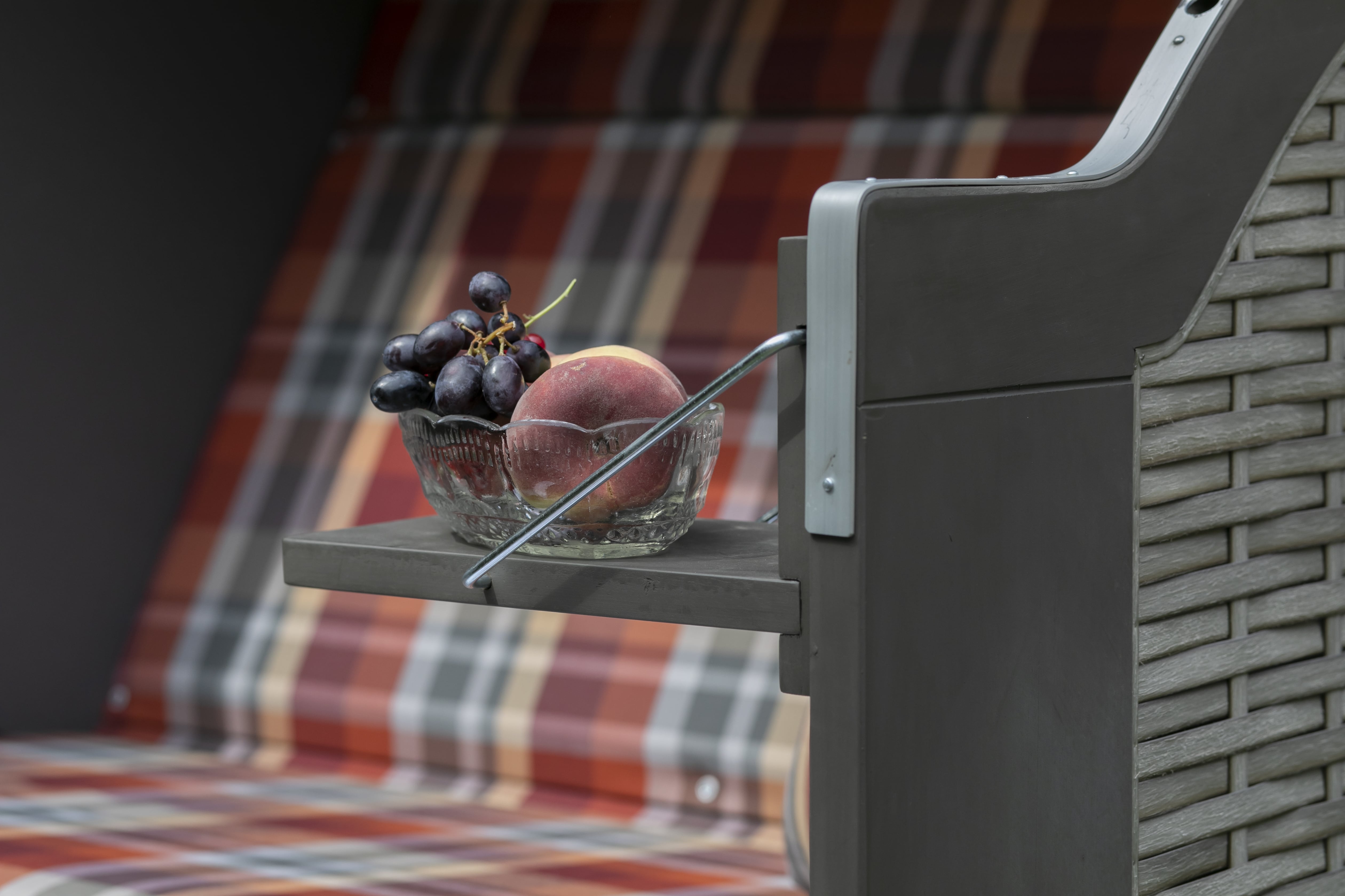 Strandkorb Twin View PE nature grey Dessin 429