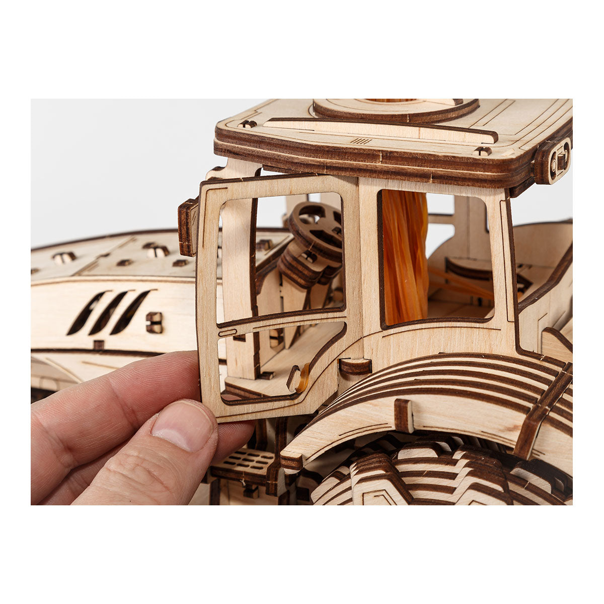 3D-Holzpuzzle Traktor