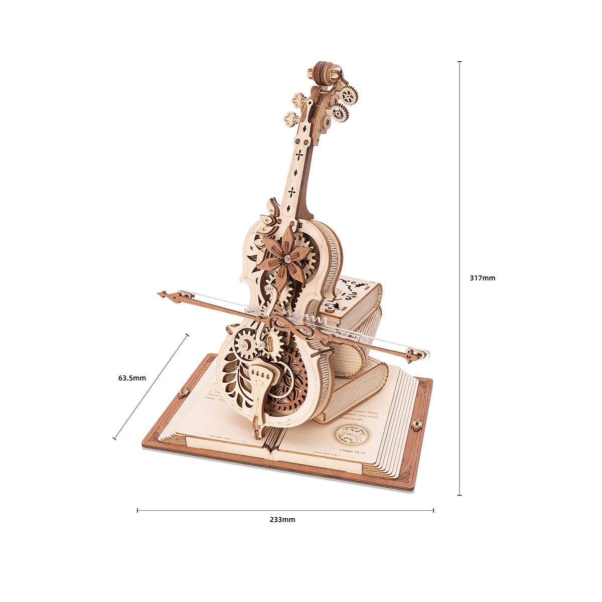 3D-Holzpuzzle - Magic Cello
