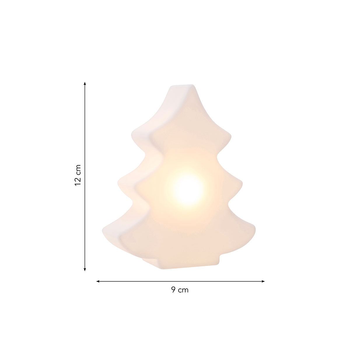Motivleuchten-Set Christmas Trio mit Akku (3er-Set)