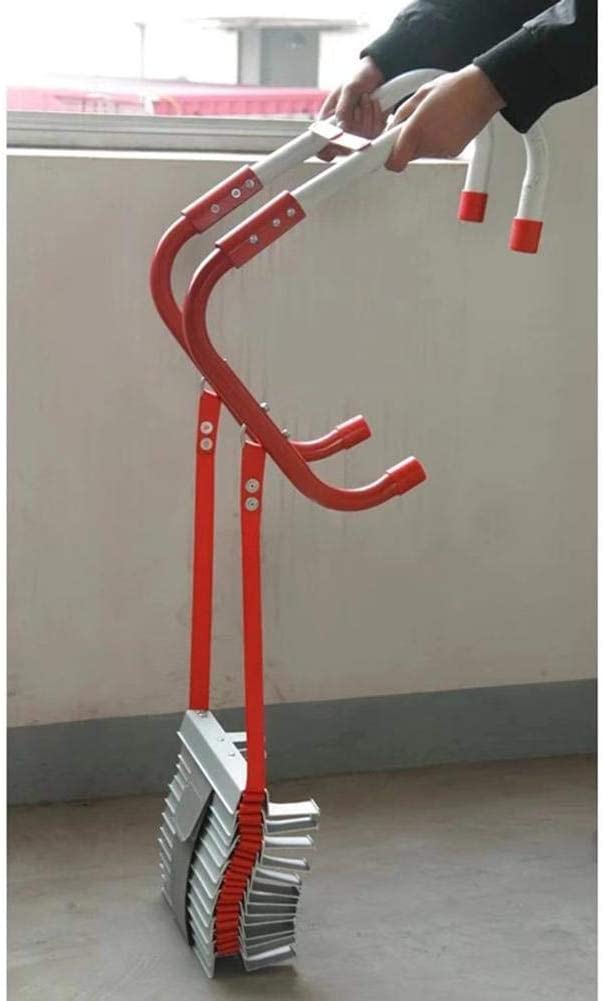 Rettungsleiter / Fluchtleiter 7,5m - Aluminium-Trittstufen