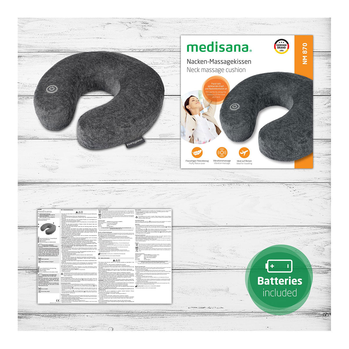 Reise-Nacken-Massagekissen