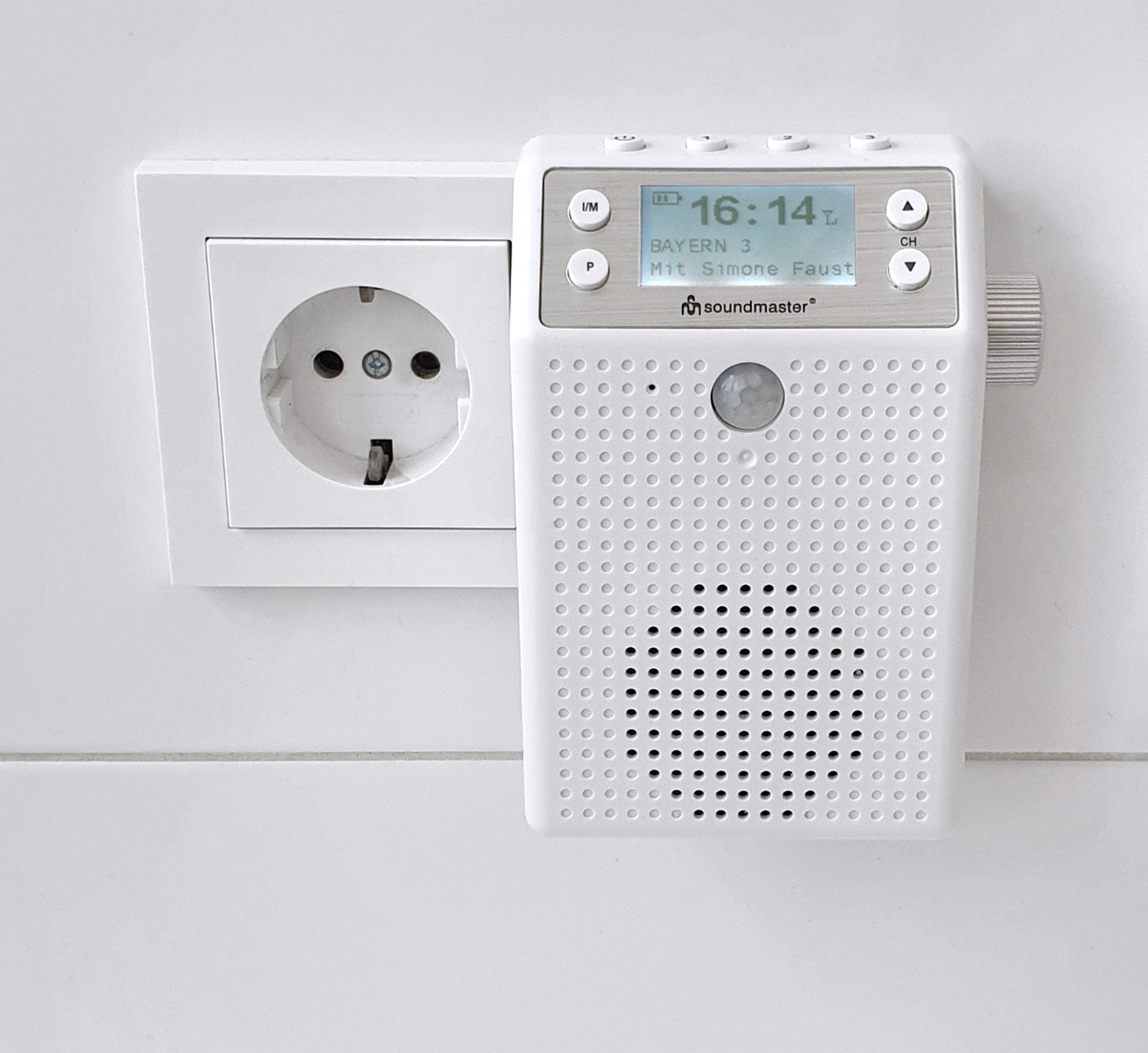 DAB+/UKW Steckdosenradio mit Bewegungsmelder