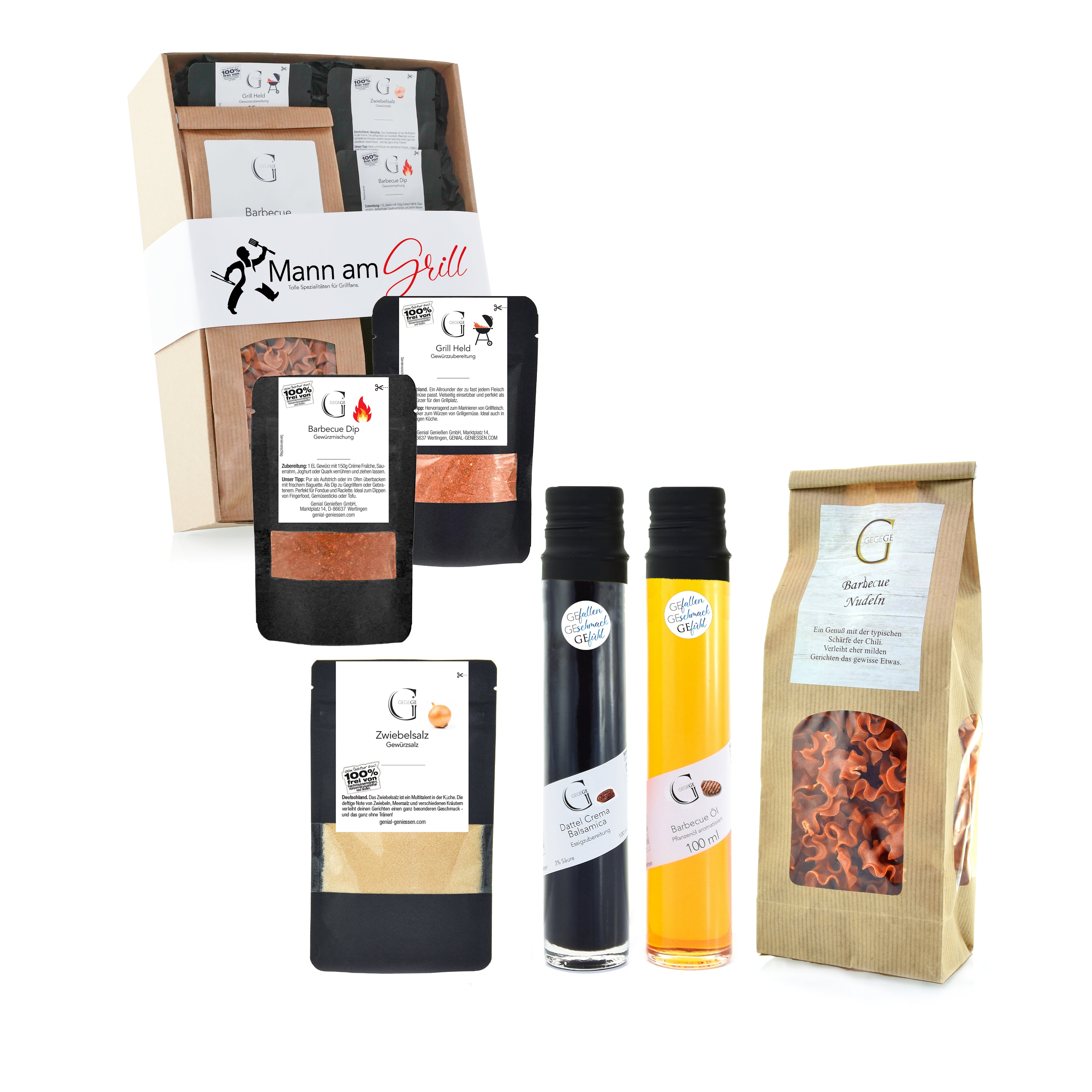 Geschenk-Set Mann am Grill