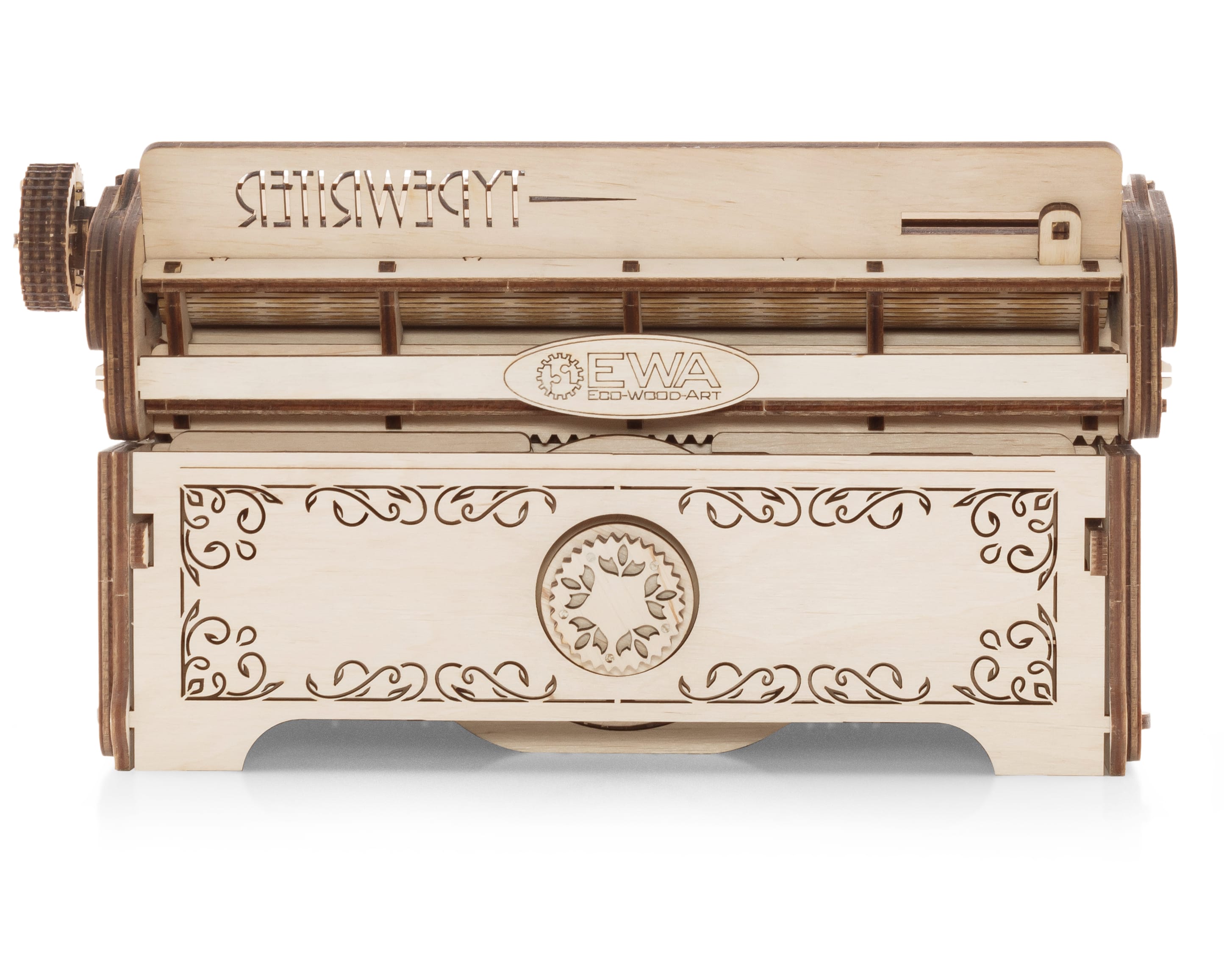 3D-Holzpuzzle Schreibmaschine