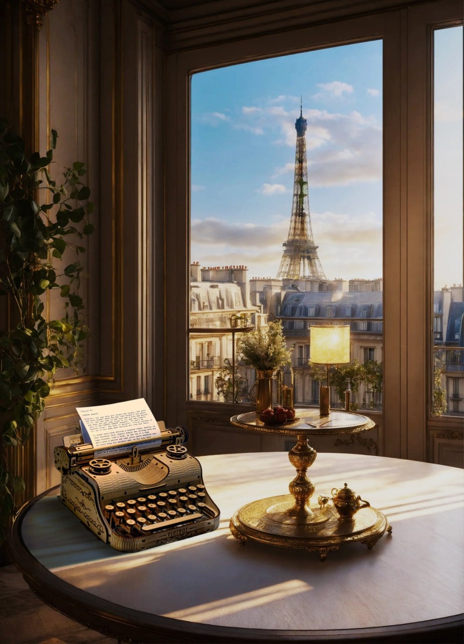 3D-Holzpuzzle Schreibmaschine