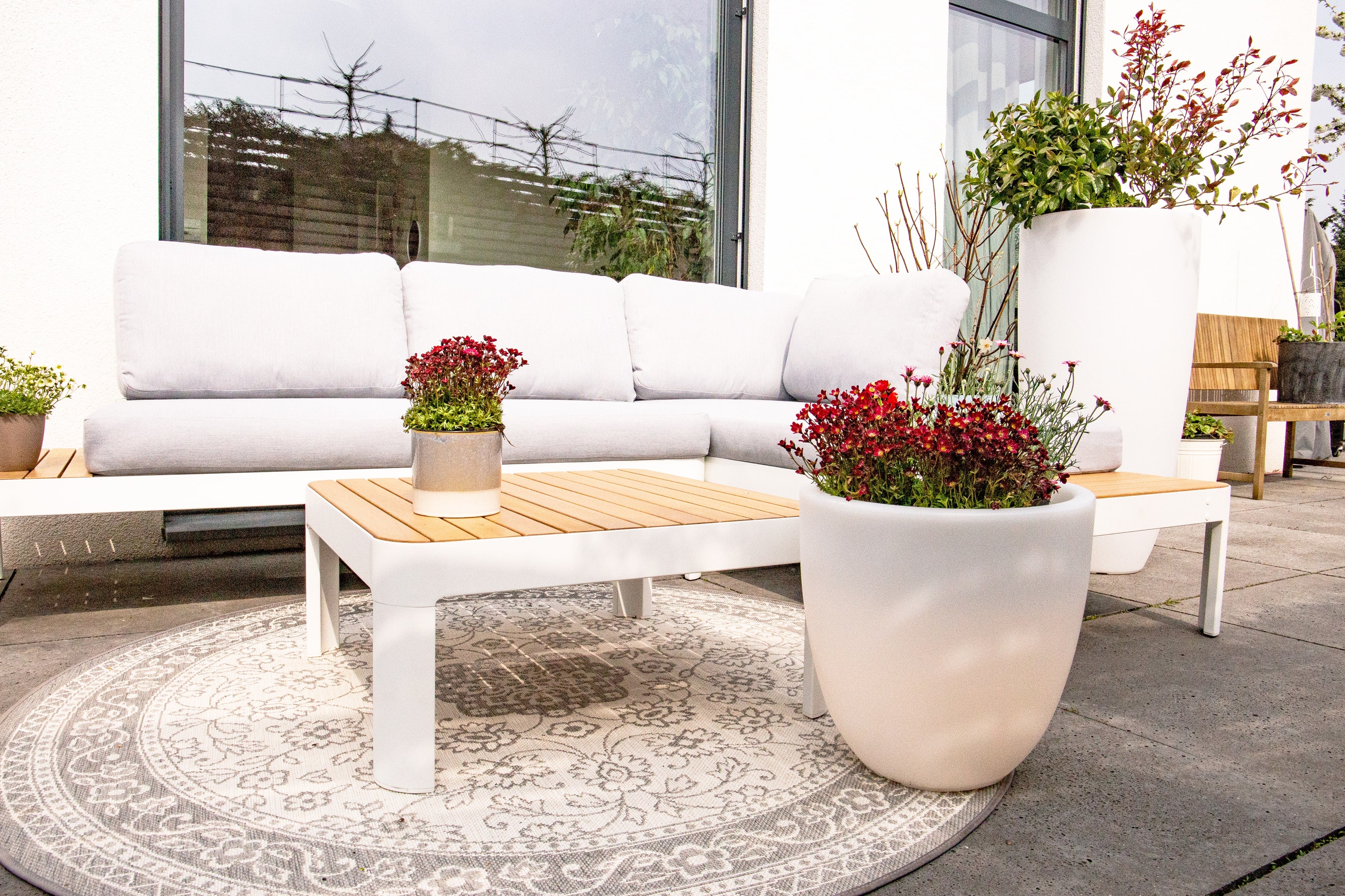 Beleuchteter Blumentopf S