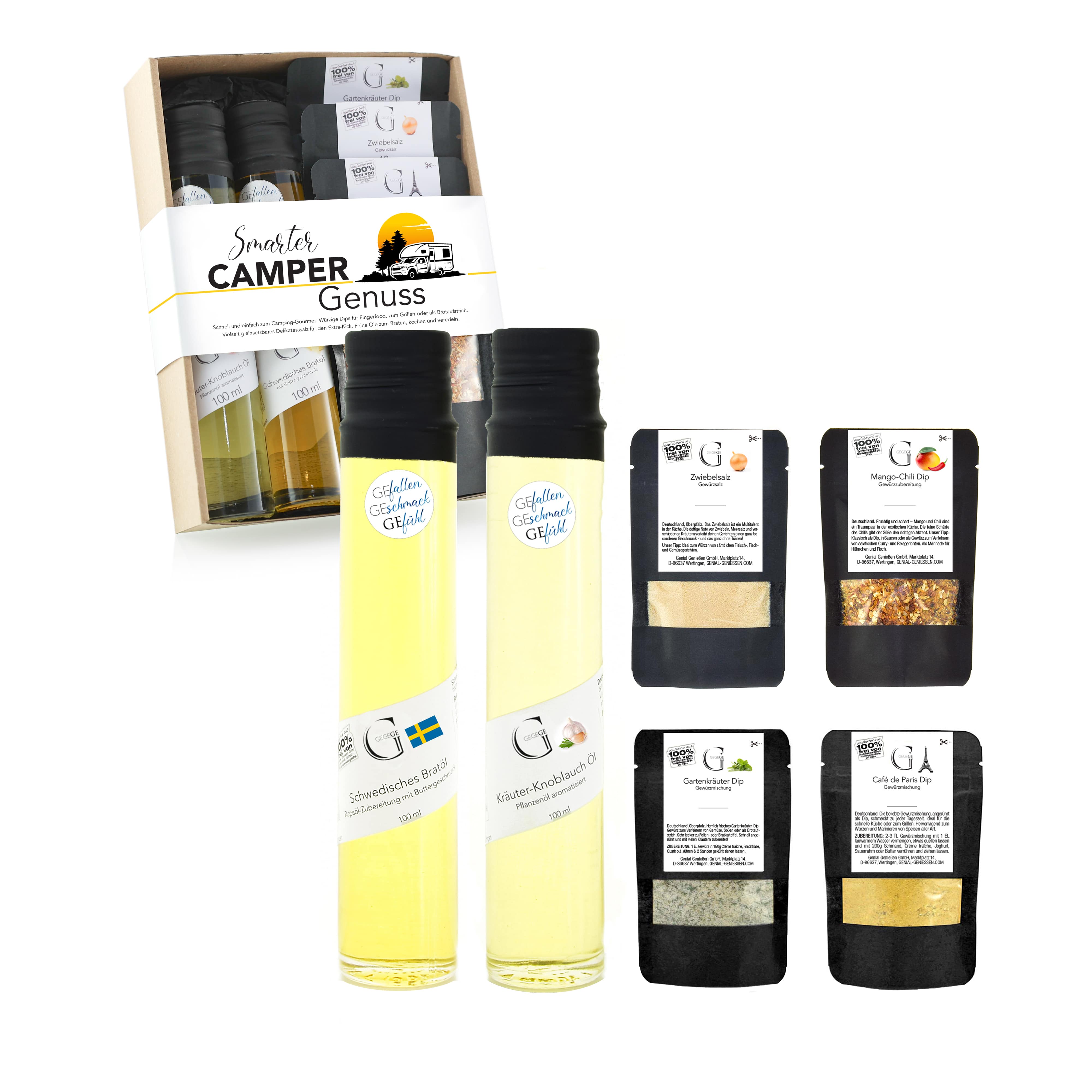 Geschenk-Set Smarter Camper Genuss